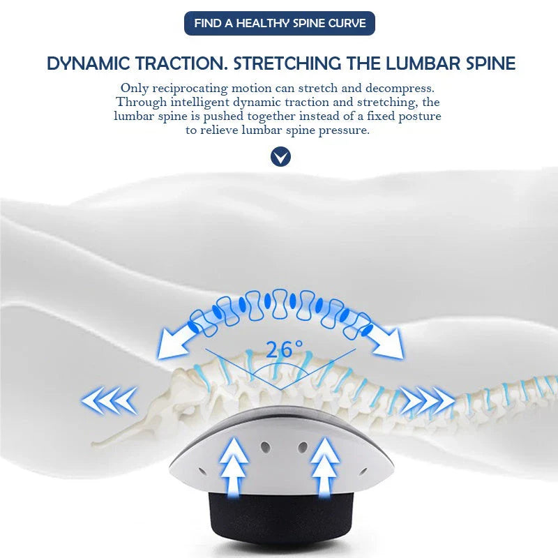 Premium Waist Massager with Heat Therapy - Ergonomic design for lower back pain relief and improved posture