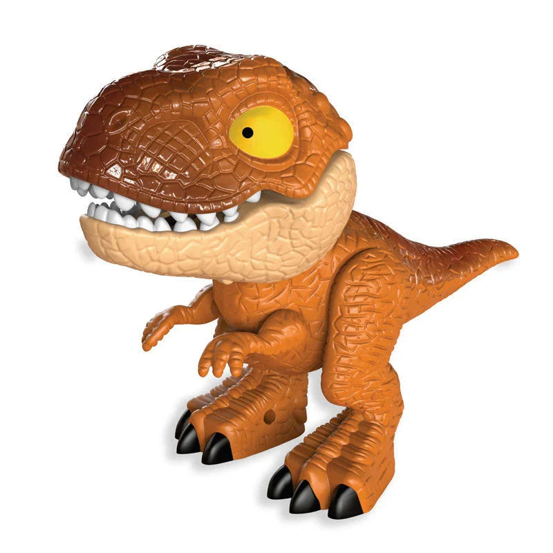 Multifunctional dinosaur-shaped desk organizer with pencil holder, eraser, ruler, and other office supplies