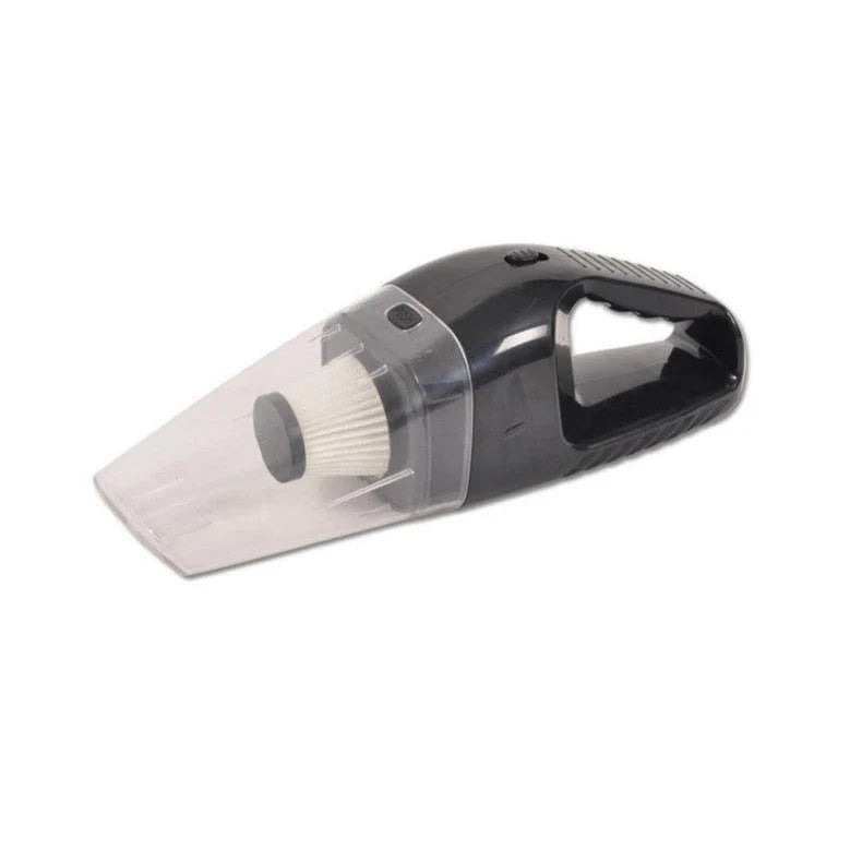 Powerful car vacuum cleaner with 120W motor and compact design for effortless interior cleaning