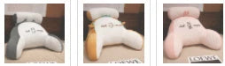 Plush lumbar cushion with ergonomic design for comfortable back and neck support on sofa, chair, and bed