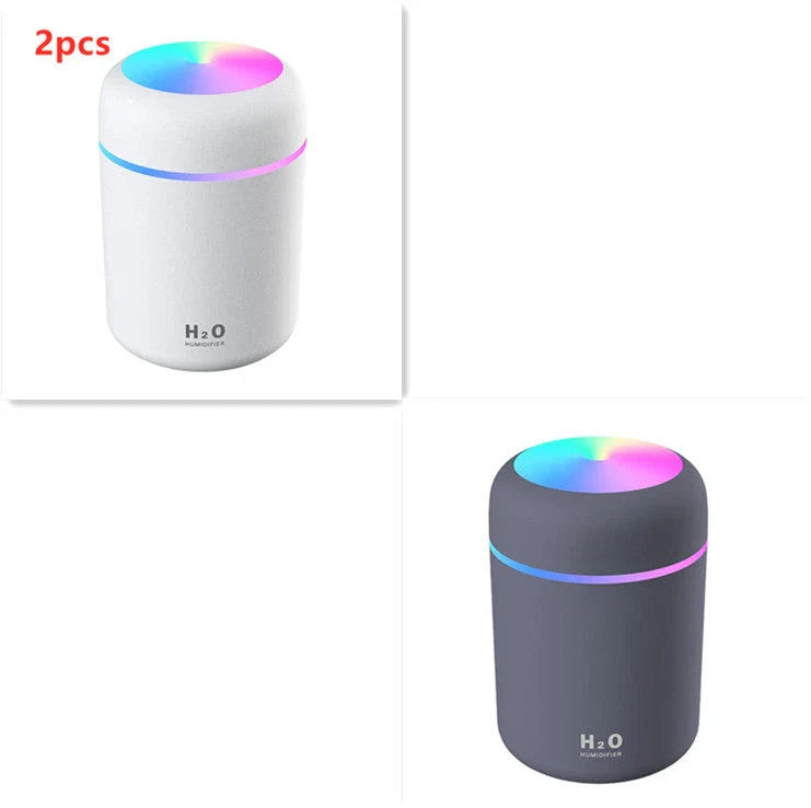 Mini USB Humidifier with Soothing Mist, Quiet Operation, and Automatic Shut-Off for Bedrooms