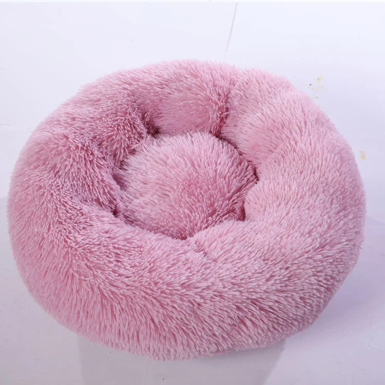 Cosy Plush Pet Nest in various colours and sizes for ultimate pet comfort