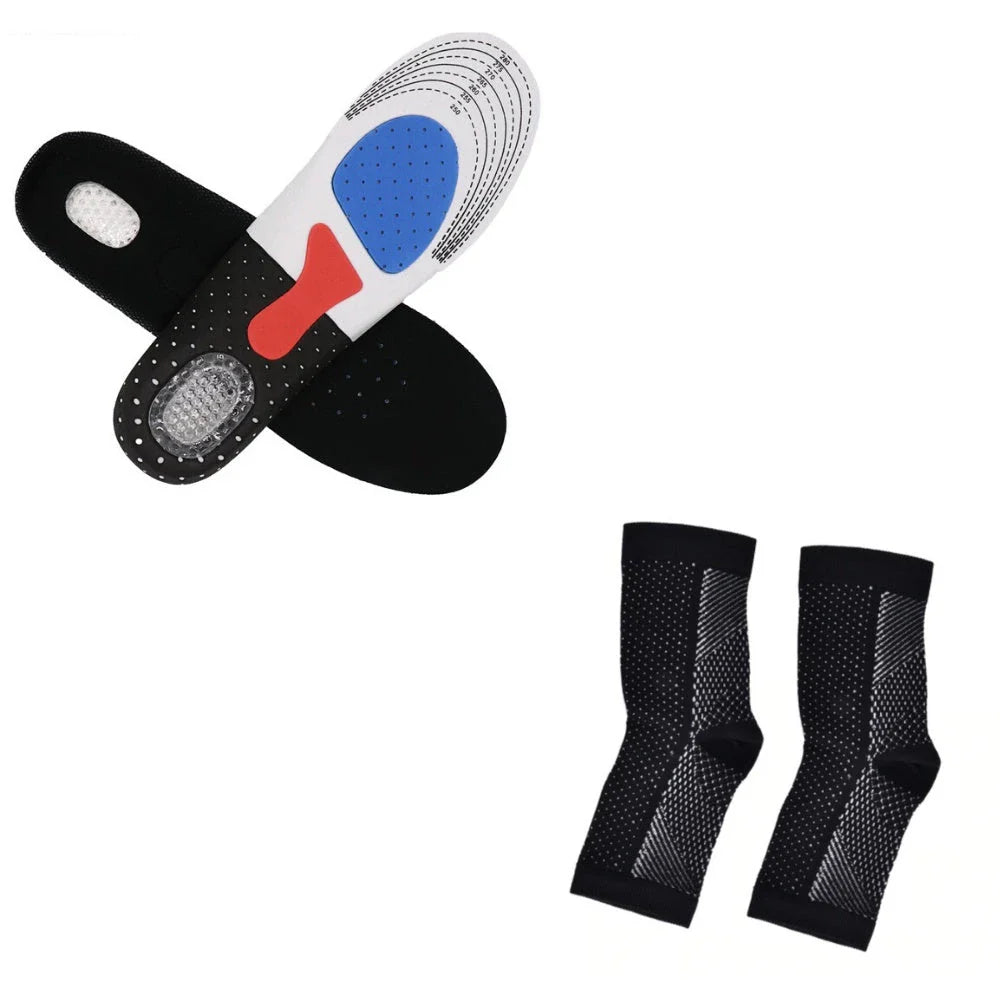 Premium sports compression socks with ankle support, breathable nylon material, and stylish designs