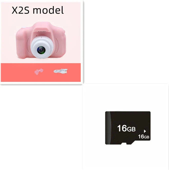 A colorful, cartoon-inspired digital camera for kids with fun filters and high-quality features
