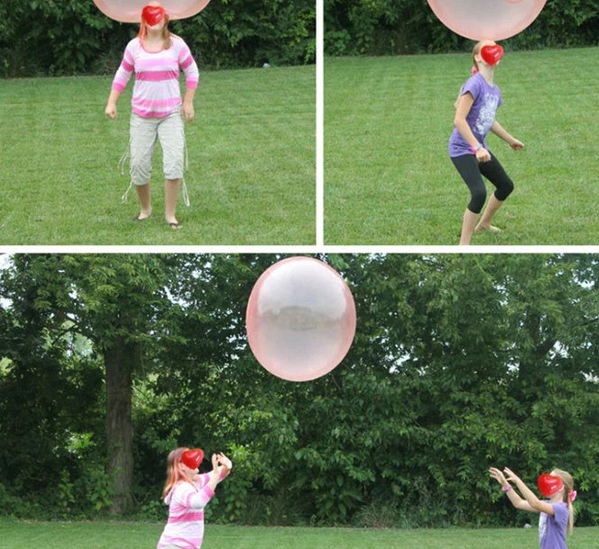 GiftHome UK Lightweight Bouncy Bubble Balls - Fun Outdoor Toys for UK Kids' Parties