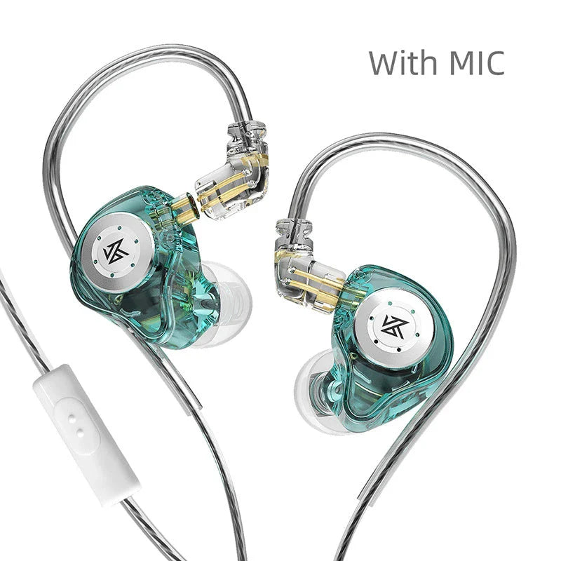 KZ EDX Pro Earphones with powerful bass, noise cancellation, and ergonomic design for active lifestyles.