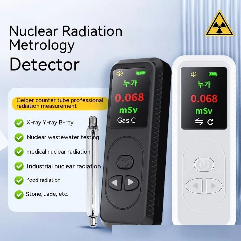 High-Sensitivity Portable Nuclear Radiation Detector with TFT Color Display