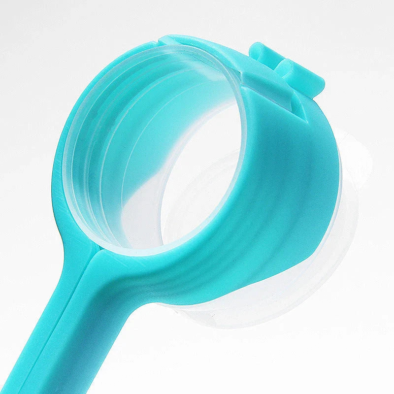 Premium food preservation clip with airtight seal and wide pouring spout to keep snacks fresh