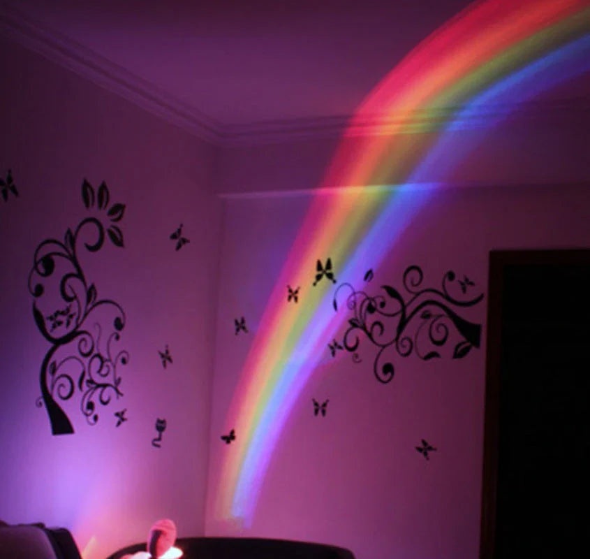 Premium Magical Rainbow Sky Projection Night Light for creating a tranquil, soothing ambience in UK homes