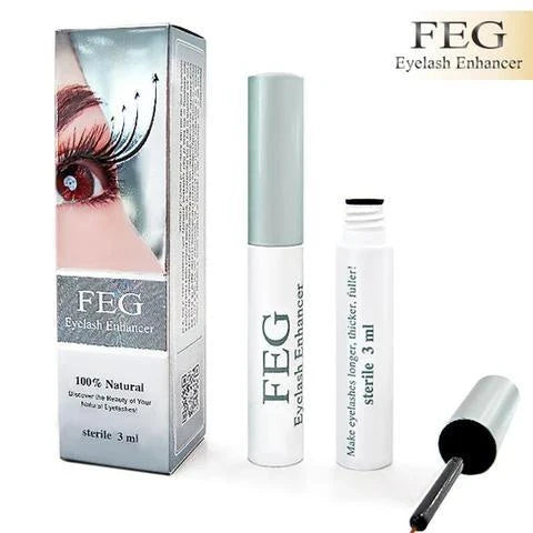 Premium eyelash and eyebrow enhancing serum with natural botanical ingredients, promoting healthier and more vibrant facial hair growth