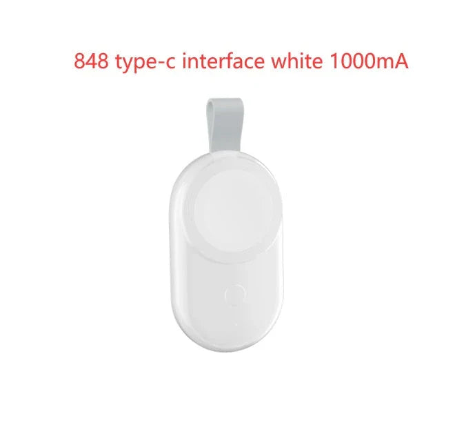 Portable wireless charger for Apple Watch with charging dock station stand and USB charging capabilities