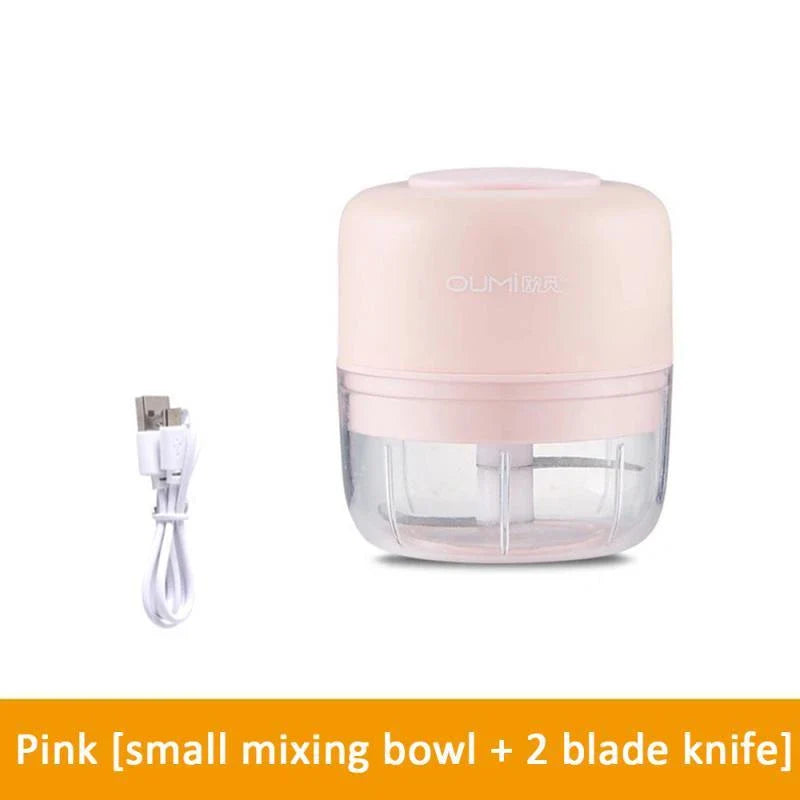 Versatile Electric Garlic Grinder - Efficiently grind garlic, ginger, spices, and more for delicious homemade meals and smoothies