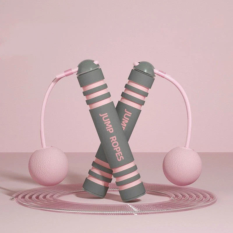 Adjustable speed skipping rope with various colour and model options, designed for fitness training and weight loss