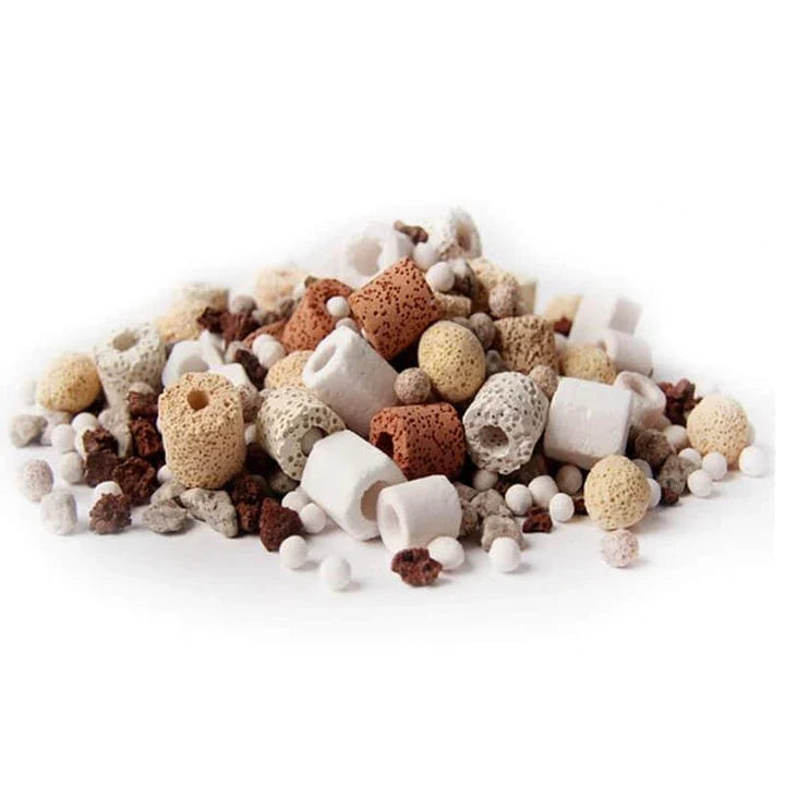 Premium ceramic stones in various colours and sizes, designed to elevate the aesthetics of aquariums and terrariums