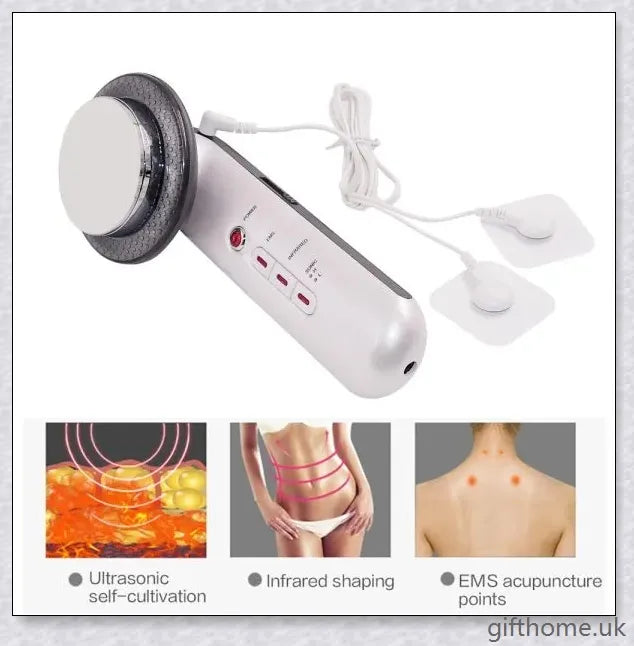 Body Slimming and Anti-Cellulite Massager with Ultrasonic Cavitation Fat Burning Technology