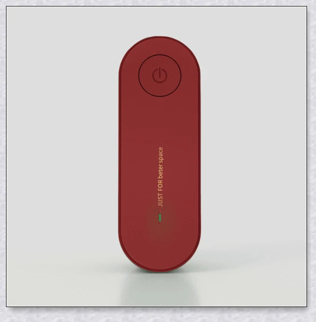 Portable and personal negative ion air purifier for removing dust, smoke, and odours