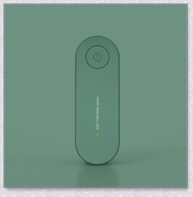 Portable and personal negative ion air purifier for removing dust, smoke, and odours