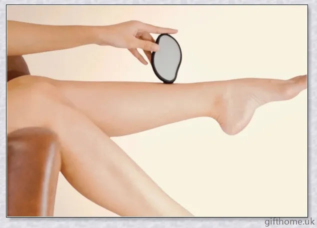 A unique crystal-based hair removal tool that offers a painless and effective solution for silky smooth skin