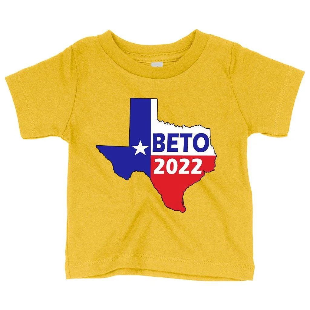 A soft, comfortable baby t-shirt in heather grey with a classic crew neck and short sleeves