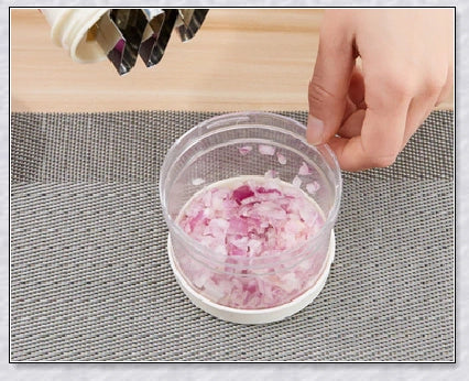 The Onion Chopper - a versatile and efficient kitchen tool for chopping vegetables, herbs, and more with ease