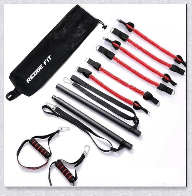 Redge Portable All-In-One Gym Machine with adjustable resistance bands for a full-body workout at home or on the go