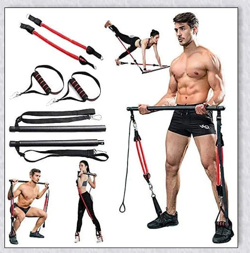 Redge Portable All-In-One Gym Machine with adjustable resistance bands for a full-body workout at home or on the go
