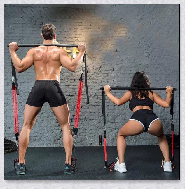 Redge Portable All-In-One Gym Machine with adjustable resistance bands for a full-body workout at home or on the go
