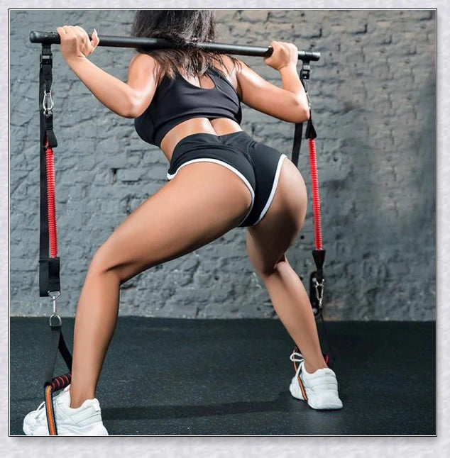 Redge Portable All-In-One Gym Machine with adjustable resistance bands for a full-body workout at home or on the go