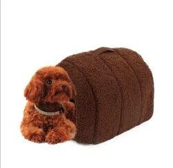 Comfortable arch-shaped breathable cotton cat house in pink colour