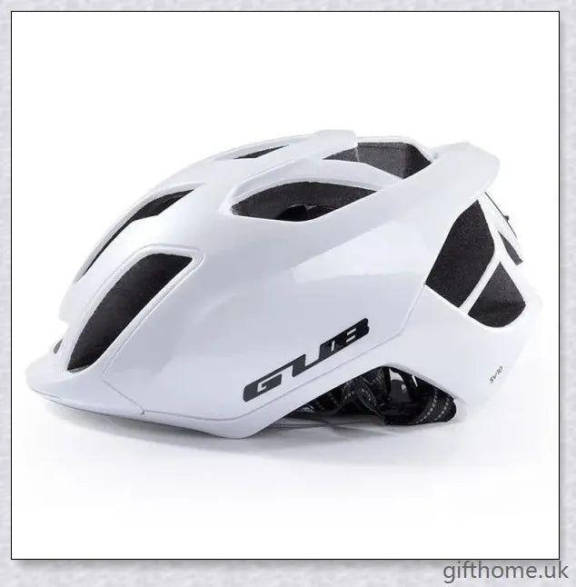 A stylish and functional bicycle helmet with a built-in rechargeable LED light for enhanced visibility and safety during cycling.
