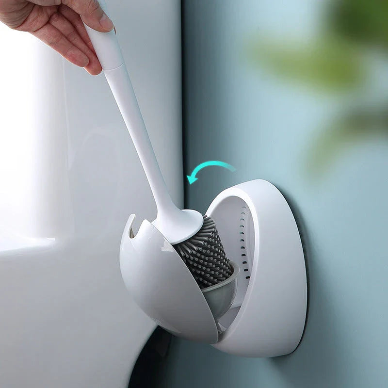 ECO-Friendly Long Handle Toilet Brush for Thorough Cleaning in Bathroom