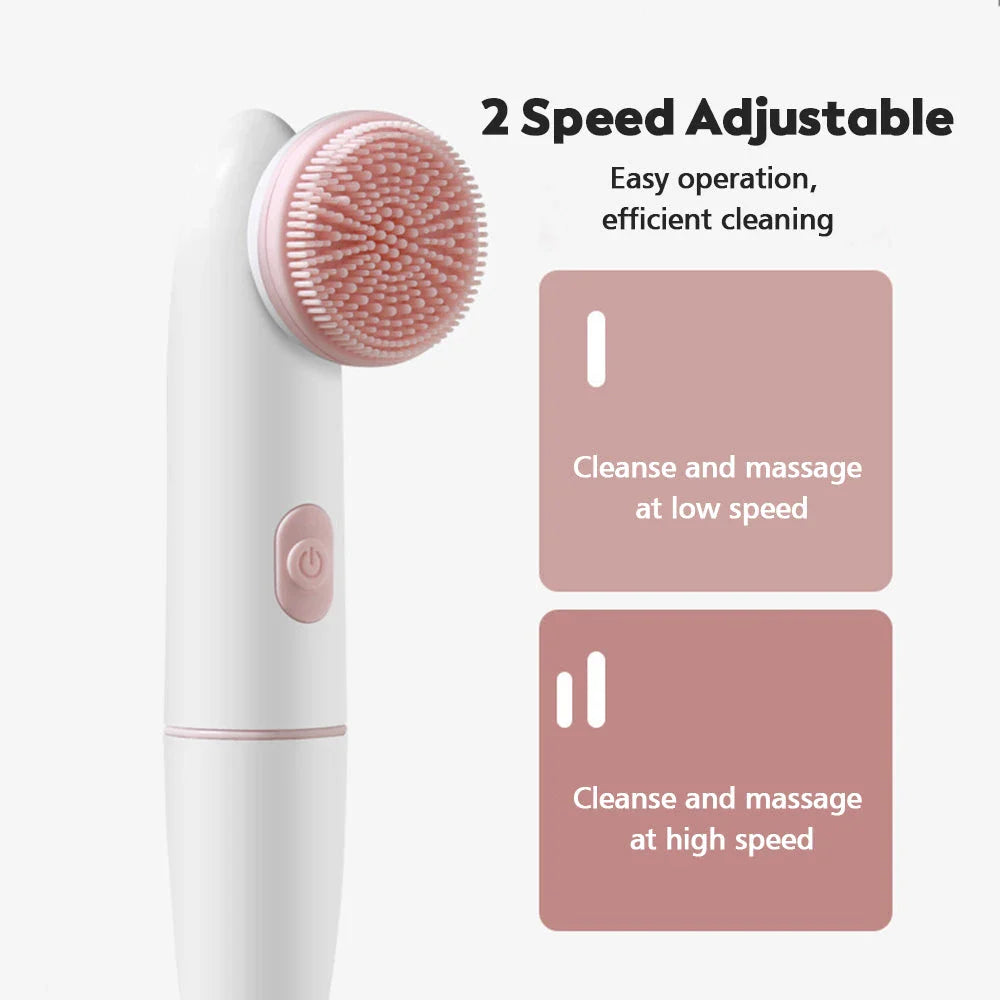 2-in-1 Electric Facial Cleansing Brush and Pore Cleanser for deep, gentle cleansing and skin rejuvenation