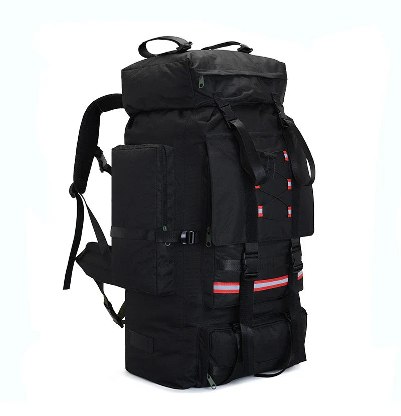 130L extra large outdoor camping rescue luggage quilt backpack with Oxford cloth construction and various colour options