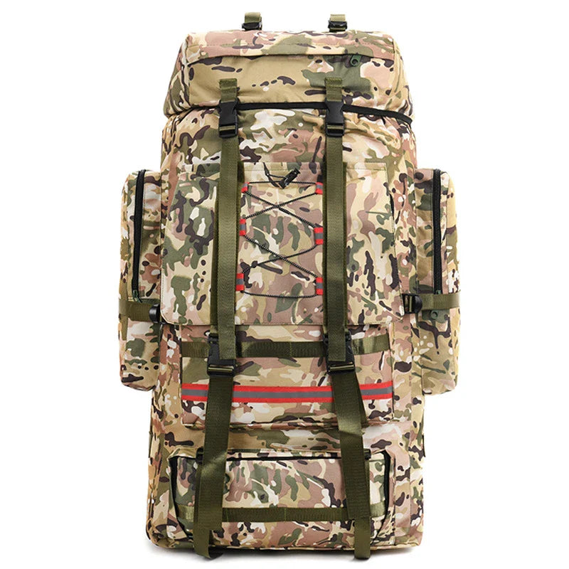 130L extra large outdoor camping rescue luggage quilt backpack with Oxford cloth construction and various colour options
