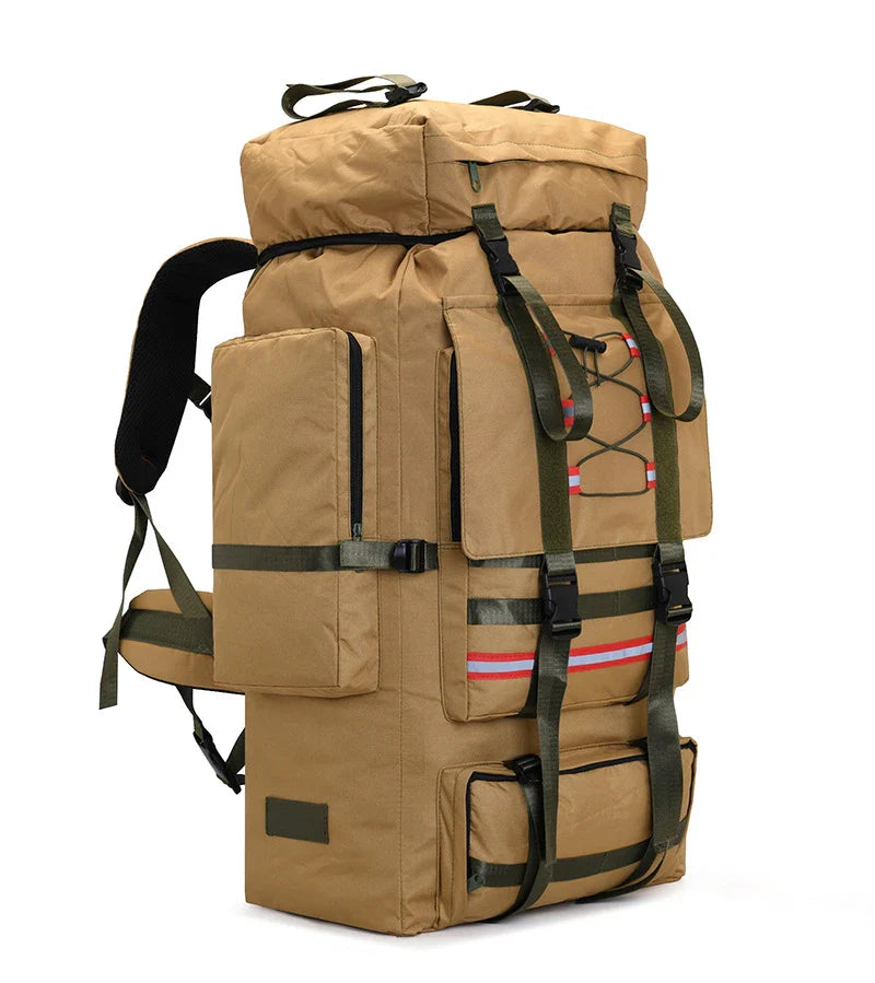 130L extra large outdoor camping rescue luggage quilt backpack with Oxford cloth construction and various colour options