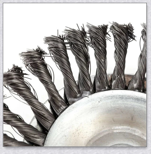 Unbreakable wired trimmer blade made from high-grade steel alloy for cutting through weeds, grass, and branches efficiently