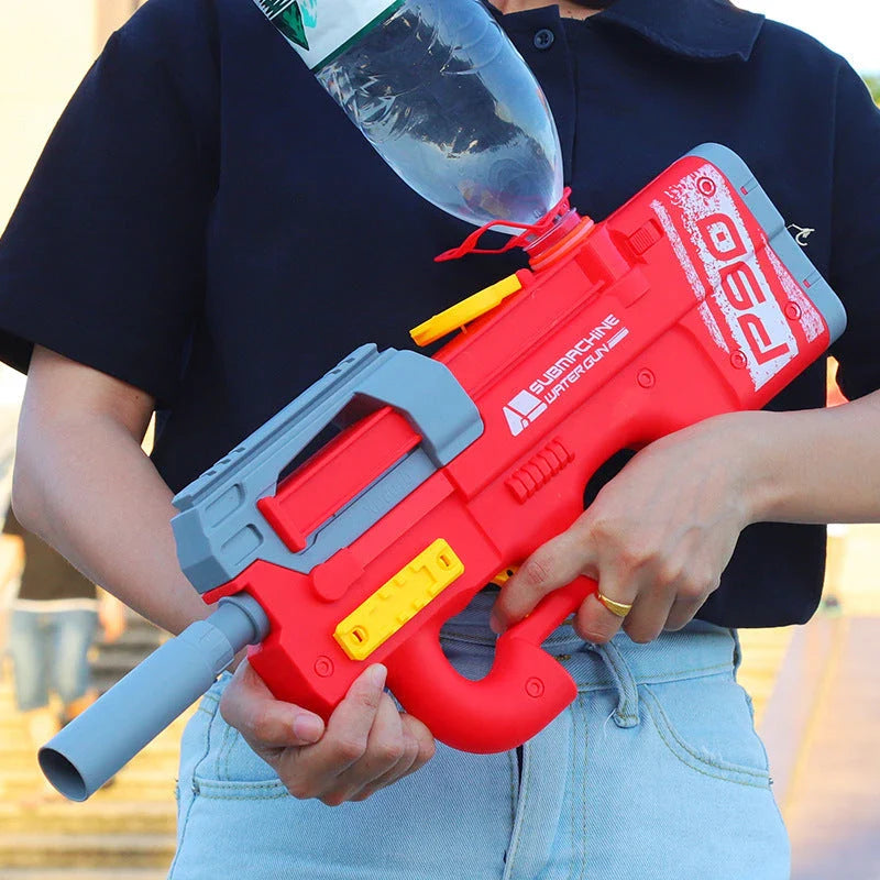 Premium high-powered electric water blaster with sleek design, long-range water stream, and large water capacity for endless summer fun