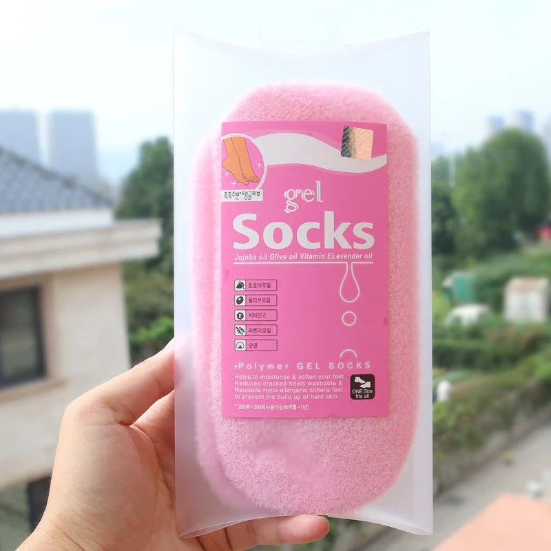 Premium hand and foot masks with gel lining and nourishing vitamins for soft, smooth skin