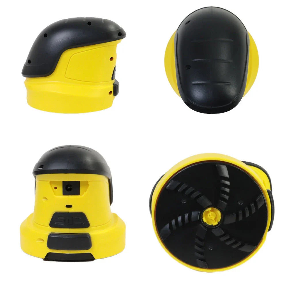 Cordless electric snow scraper with durable ABS construction and specialized plastic scraper head for effortless ice removal from car windshields and windows