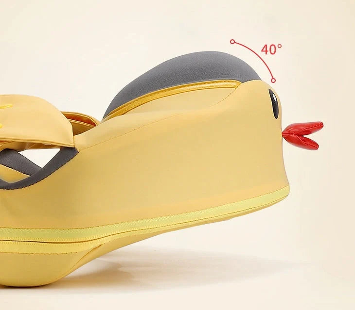 Duckling Underarm Swimming Ring for toddlers in yellow with airtight safety features