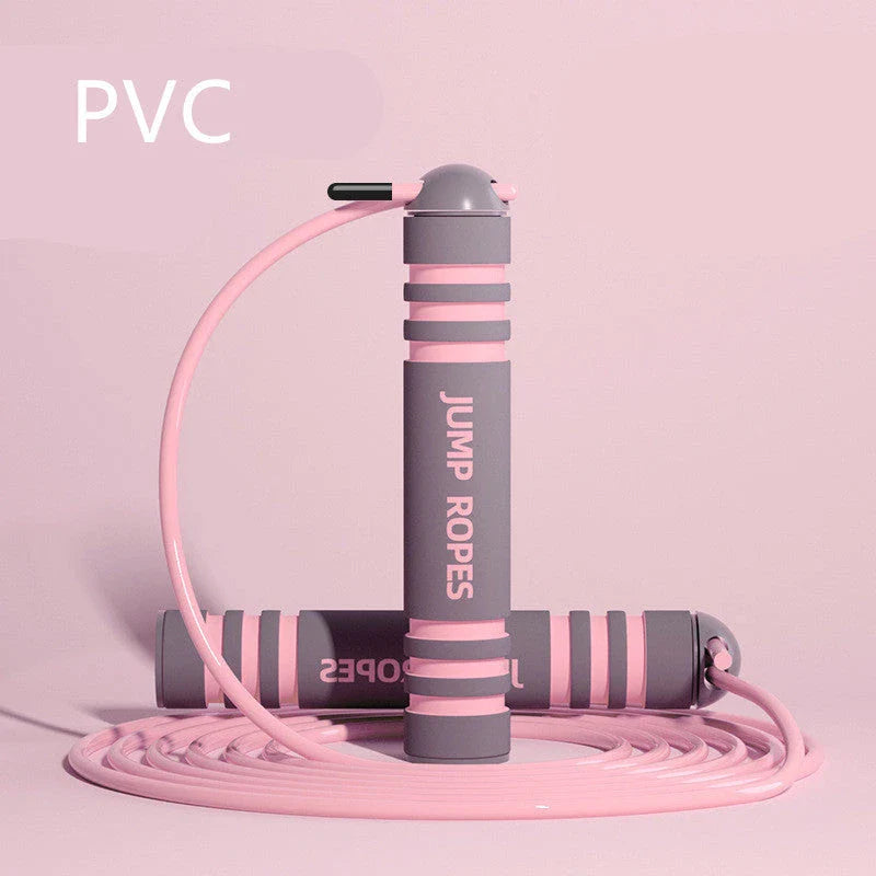Adjustable speed skipping rope with various colour and model options, designed for fitness training and weight loss