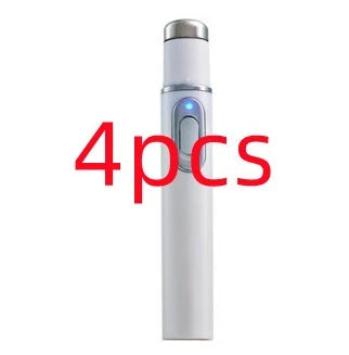 Blue light therapy pen for treating acne, scars, and wrinkles on the face and body