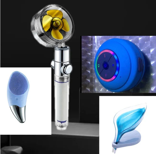 Compact waterproof Bluetooth speaker in various colours, with hands-free calling and premium audio performance
