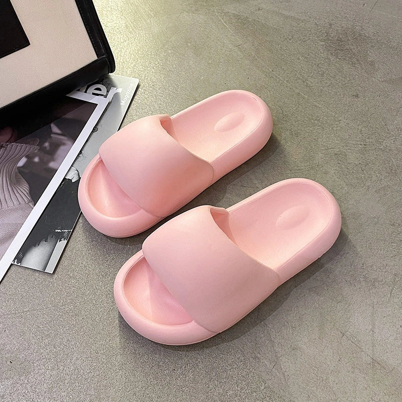 Non-slip thick bottom home sandals in various colours