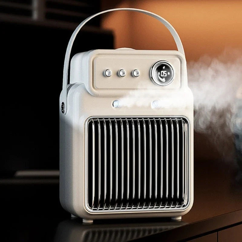 Powerful 1200W 2-in-1 Humidifying Space Heater with Efficient PTC Heating and Integrated Humidifier for Cozy Comfort