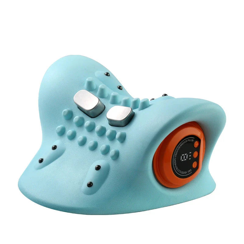 Therapeutic Neck Massager with adjustable massage settings and heating function for relieving neck pain and tension