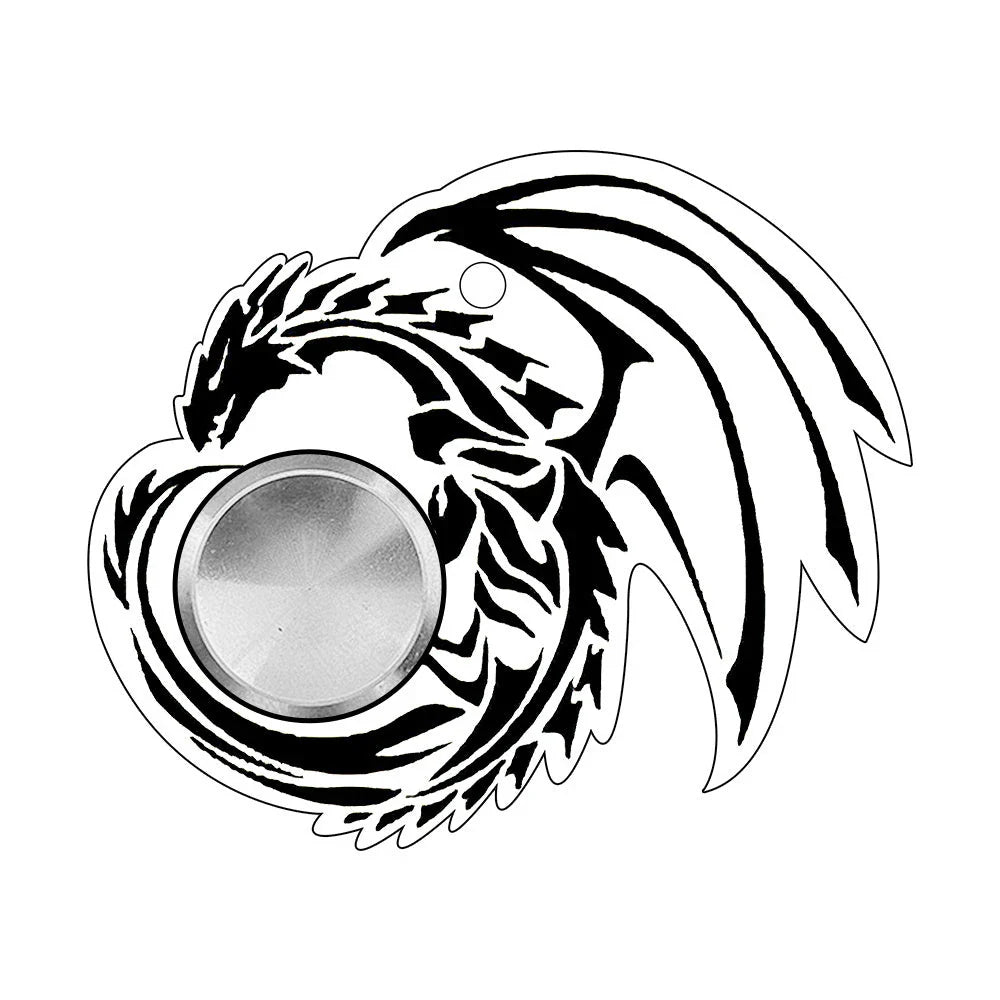 Customizable fidget spinner keychain in various vibrant designs to relieve stress, improve focus, and reduce anxiety