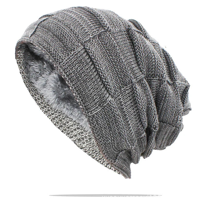 Unisex wool knitted beanie in various colours for winter warmth