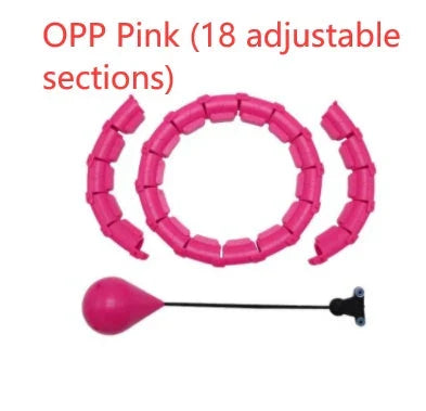 Adjustable waist hoop made of high-quality polypropylene for efficient fitness training and fat burning