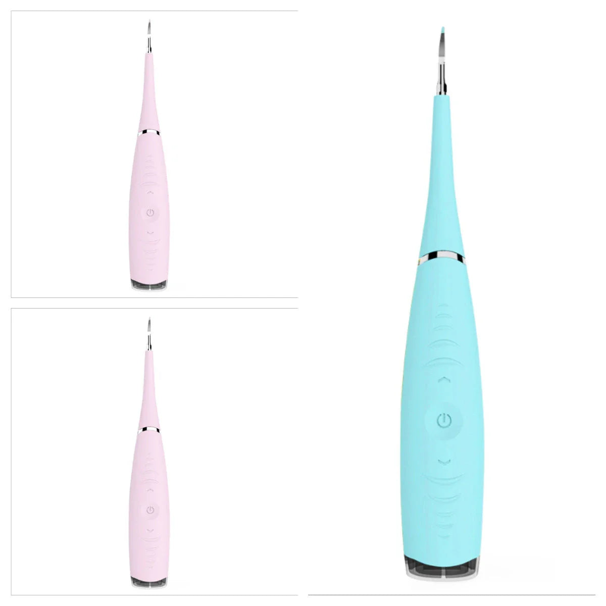 Waterproof Electric Toothbrush Cleaner with Vibrating Head, Silica Gel and ABS Materials, Ergonomic Handle for Effective Plaque and Tartar Removal